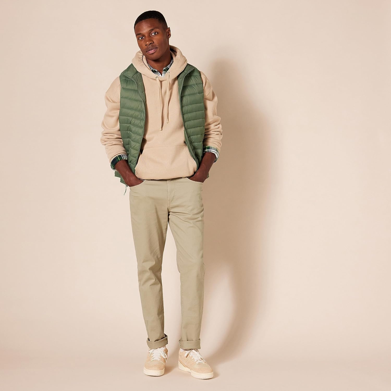 Men's Athletic-Fit Pants, 5-Pocket Stretch Twill Work, Big & Tall