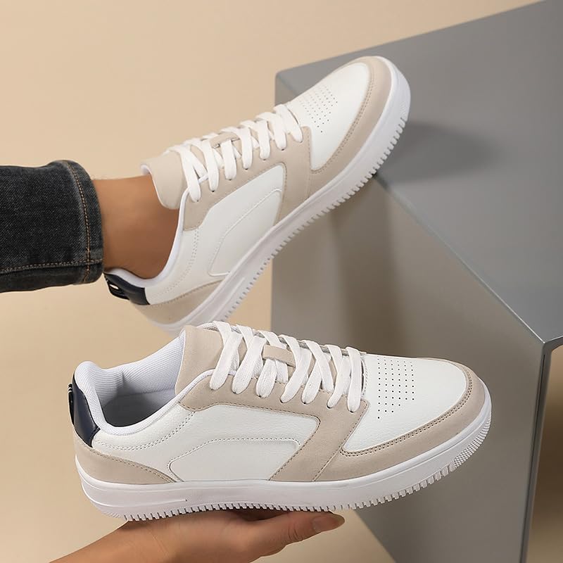 Low Top Skate Shoes for Men Anti-Slip Skateboard Shoes Comfortable & Durable Athletic Shoes and Casual Style for Outdoor Activities - Street Fashion Enthusiasts